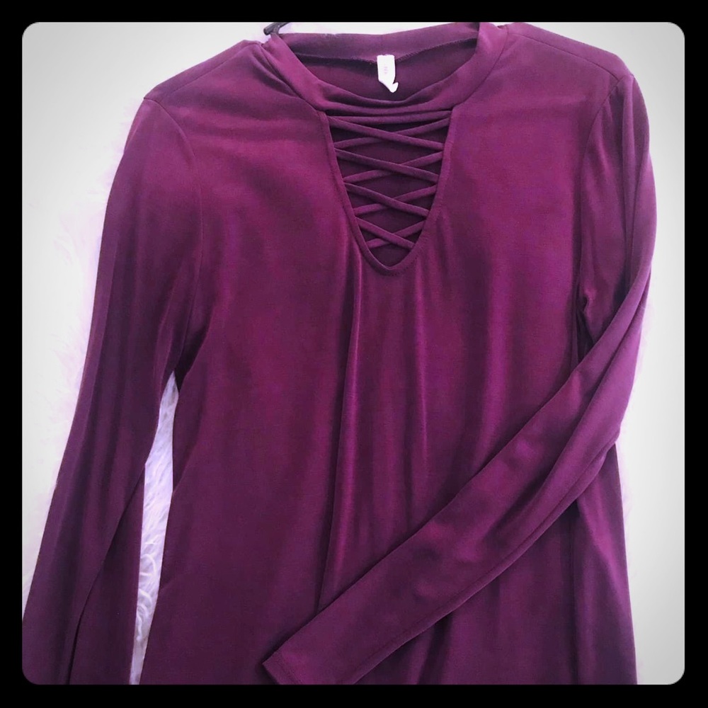Purple shirt
